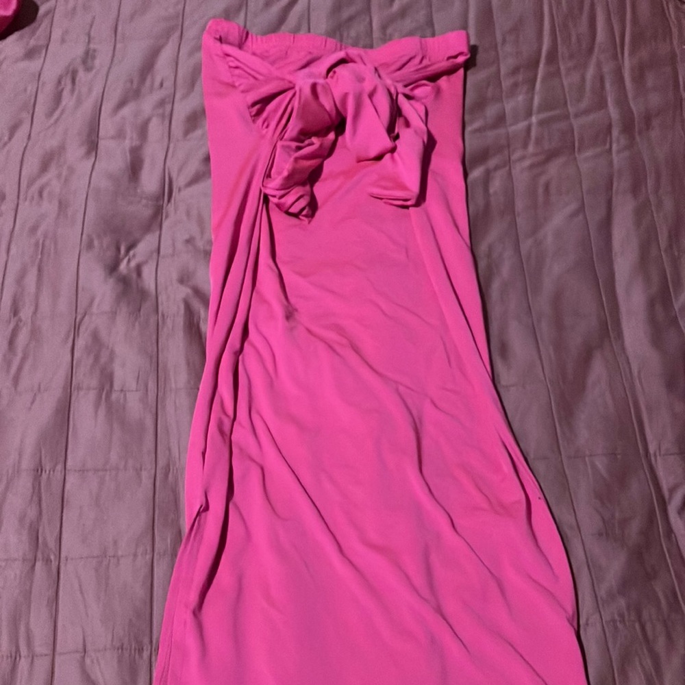 pink bow tie skirt